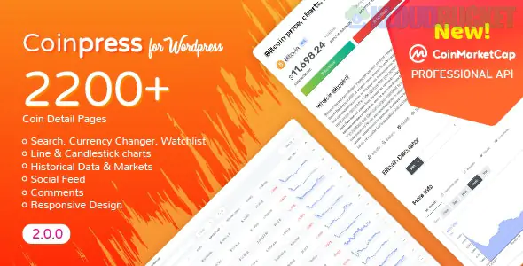 Coinpress - Cryptocurrency Pages for WordPress 2.4.0