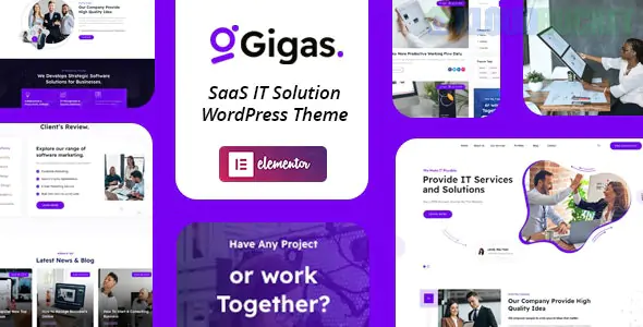Gigas - SaaS WordPress Theme 1.0