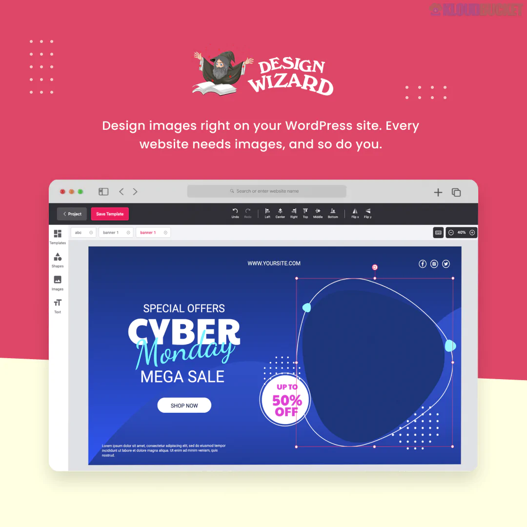 MyShopKit Design Wizard Editor