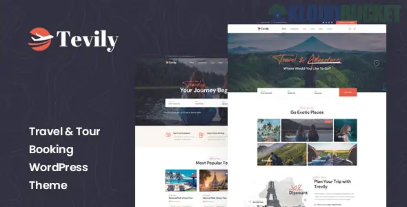 Tevily - Travel & Tour Booking WordPress Theme 1.3.1