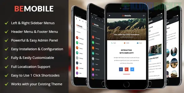 Be Mobile WordPress Theme 1.6