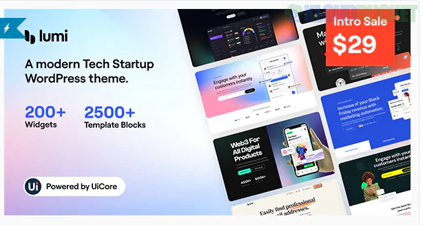 Lumi - Tech Startup WordPress Theme 3.0.5