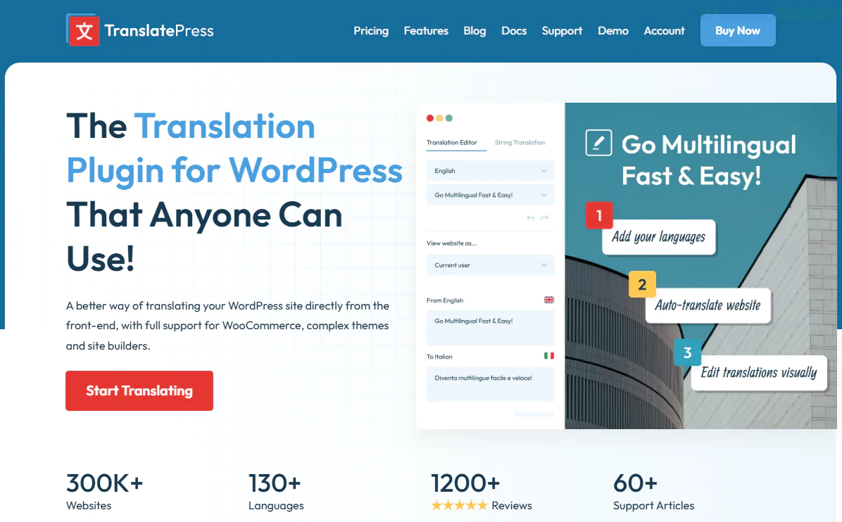 TranslatePress Pro 2.9.3 + Multilingual Business Plan 1.5.5