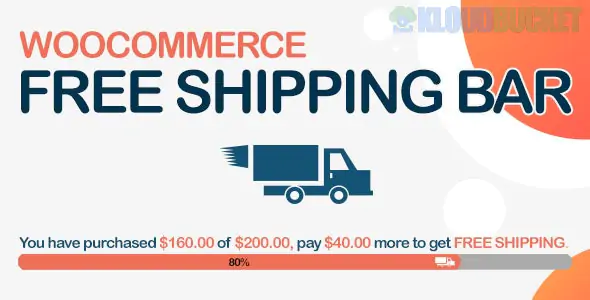 WooCommerce Free Shipping Bar - Increase Average Order Value 1.2.8