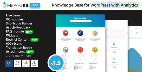 MinervaKB Knowledge Base for WordPress with Analytics 2.0.9
