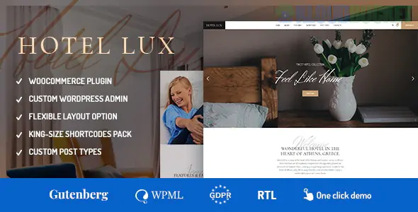 Hotel Lux Theme- Resort & SPA WordPress Theme 1.3.3