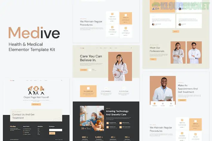 Medive - Health & Medical Elementor Template Kit