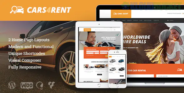 Cars4Rent | Auto Rental & Taxi Service WordPress Theme + RTL 1.4.2