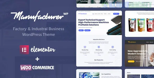 Manufacturer | Factory and Industrial WordPress Theme 1.3.13