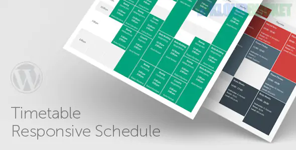 Timetable Responsive Schedule For WordPress 7.4