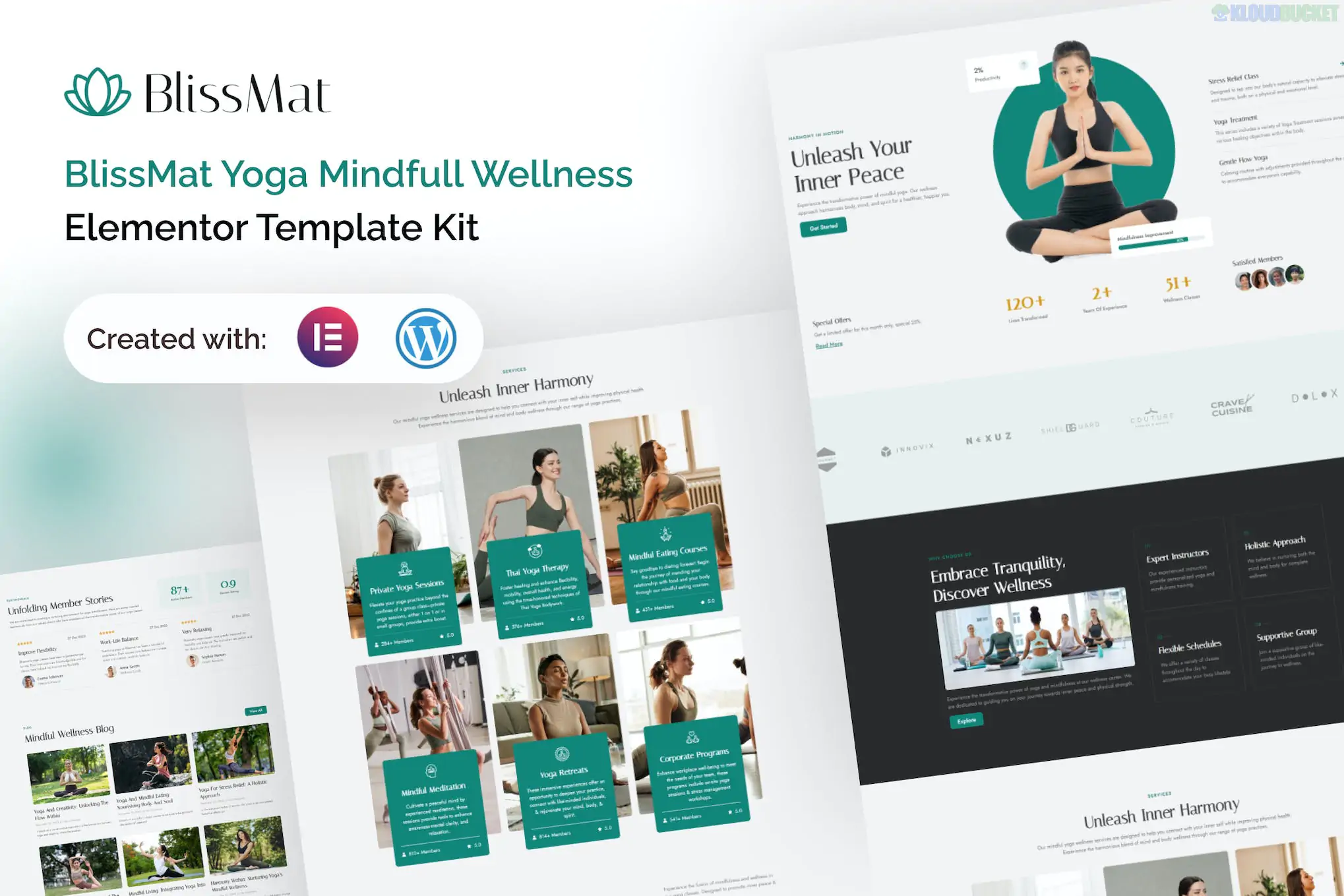 BlissMat - Yoga & Wellness Elementor Template Kit 1.1.1