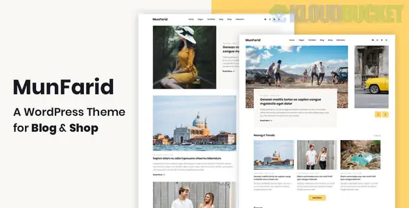 Munfarid - A WordPress Theme For Blog & Shop 1.0.5