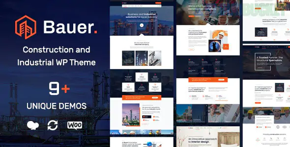 Bauer Theme | Construction and Industrial WordPress Theme 1.28