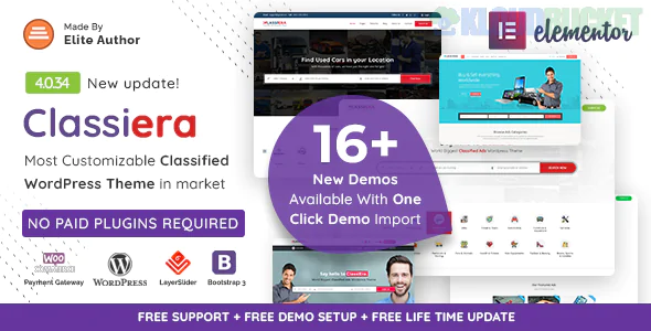 Classiera Theme | Classified Ads WordPress Theme 4.0.26