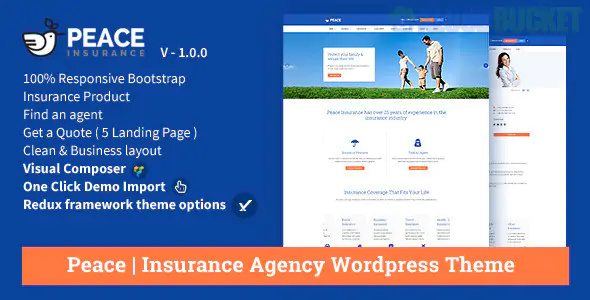 Peace - Insurance Agency WordPress Theme 2.5.6