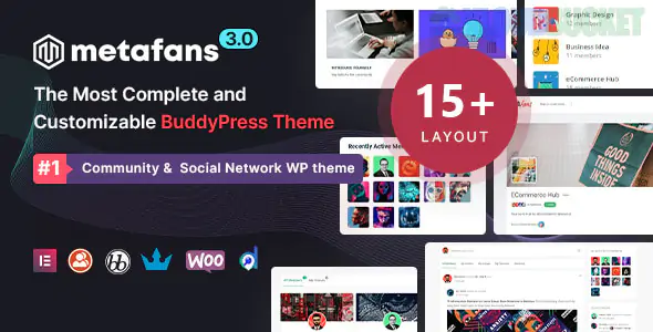 MetaFans Theme | Community & Social Network BuddyPress Theme 3.4