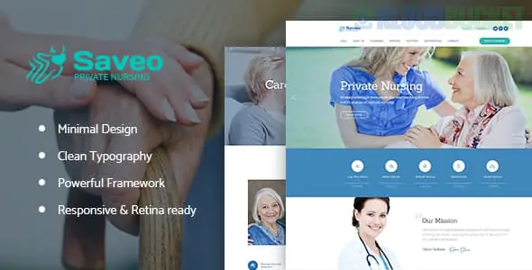 Saveo | In-home Care & Private Nursing Agency WordPress Theme 1.1.4