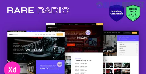 Rare Radio | Online Music Radio Station & Podcast WordPress Theme 1.0.14