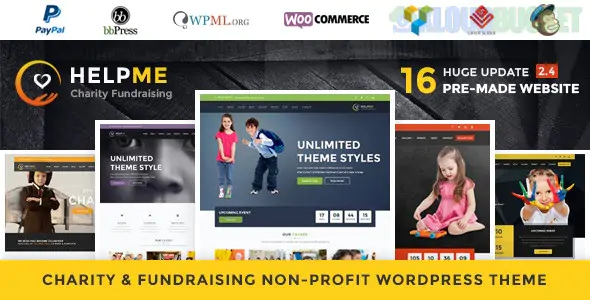 HelpMe - Nonprofit Charity WordPress Theme 2.8