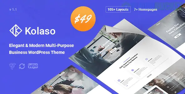 Kolaso - Modern Multi-Purpose WordPress Theme 2.3.0