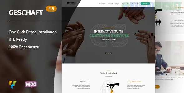 Geschaft - Business WooCommerce WordPress Theme 1.5