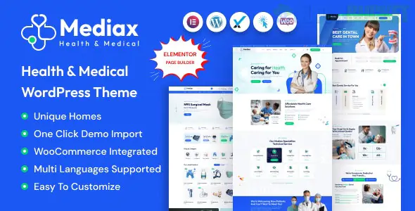 Mediax - Health & Medical WordPress Theme 1.0.0