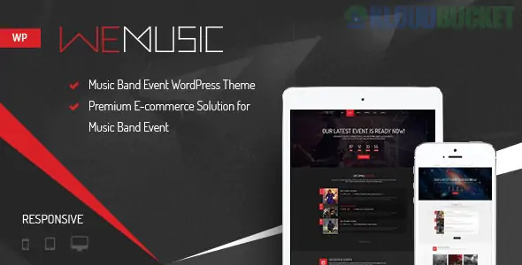WeMusic - Music Band Event WordPress Theme 1.4.2