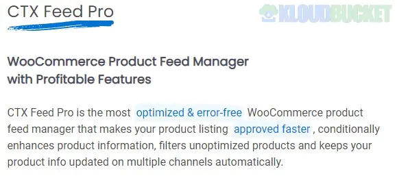 CTX Feed Pro - WooCommerce Product Feed Manager 7.5.6