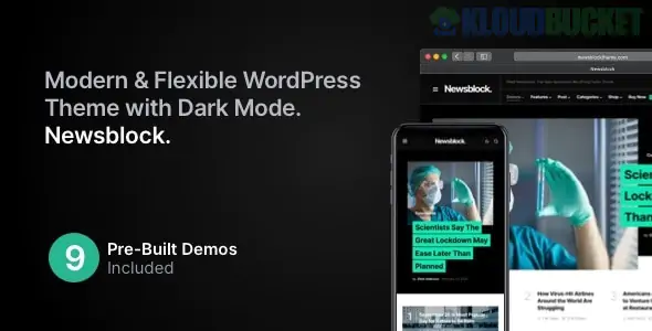 Newsblock Theme | News & Magazine WordPress Theme with Dark Mode 1.2.5