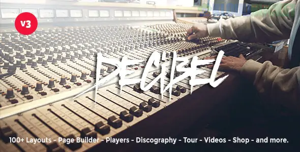 Decibel - Professional Music WordPress Theme 3.8.65