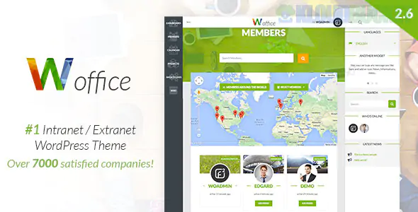 Woffice | Intranet, Extranet and Project Management WordPress Theme 5.4.24