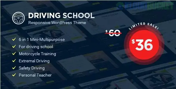 Driving School - WordPress Theme 1.4.9