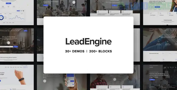 LeadEngine Theme | Multi-Purpose WordPress Theme with Page Builder 5.0