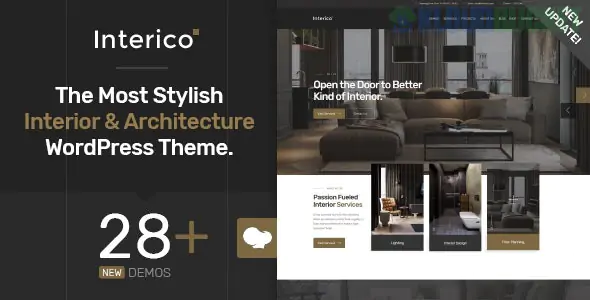 Interico - Interior Design & Architecture WordPress Theme 1.1.6
