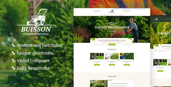Buisson | Gardening WordPress Theme 1.1.7
