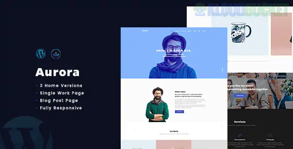 AuroraX - Portfolio WordPress Theme 2.0