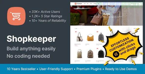 Shopkeeper | Premium Wordpress Theme for eCommerce 5.7