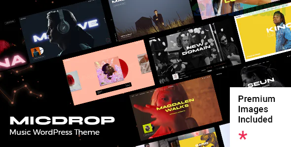 Micdrop - Music WordPress Theme 1.3