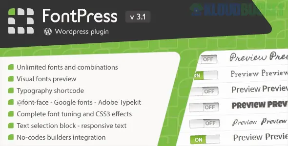 FontPress - Wordpress Font Manager 3.4.7