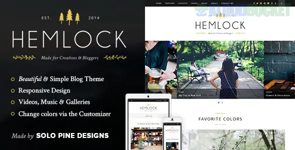 Hemlock - A Responsive WordPress Blog Theme 1.8.3