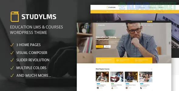 Studylms - Education LMS & Courses WordPress Theme 1.29