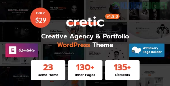 Cretic - Creative Agency WordPress Theme 1.8.4
