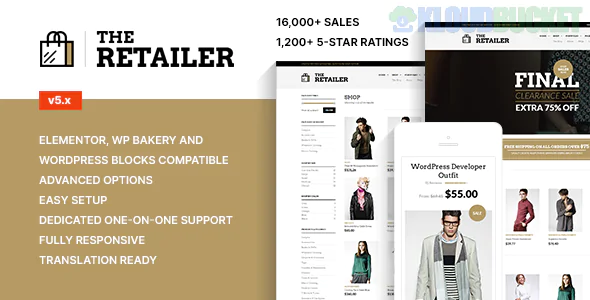 The Retailer Theme- Premium Featured WooCommerce Theme 6.6