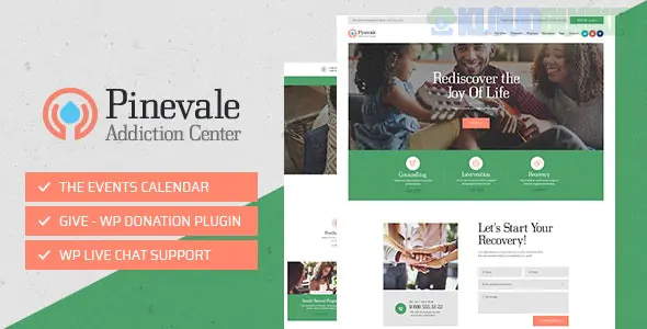 Pinevale | Addiction Recovery and Rehabilitation Center WordPress Theme 1.0.9