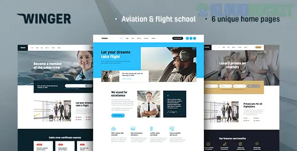 Winger - Aviation & Flight School WordPress Theme 1.0.16