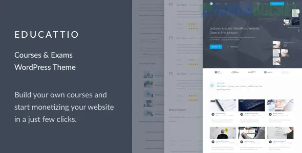Educattio - Courses & Exams WordPress Theme 1.0.1