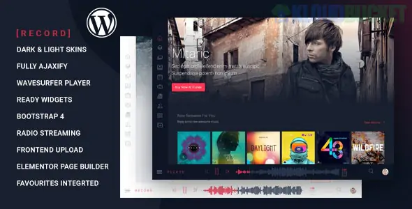 Rekord | Ajaxify Music | Events | Podcasts Multipurpose WordPress Theme 1.5.2