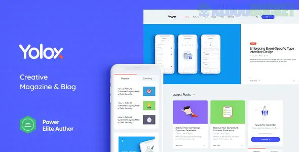 Yolox | Modern WordPress Blog Theme for Business & Startup 1.0.14