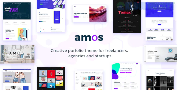 Amos - Creative WordPress Theme 1.6.6