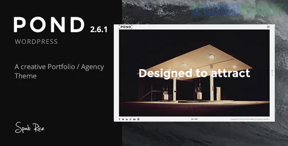 Pond - Creative Portfolio / Agency WordPress Theme 2.6.1